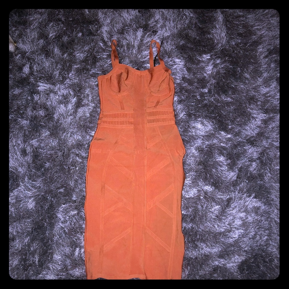 Bandage midi dress